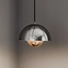 Verner Panton Flowerpot VP1 Brushed Stainless steel - RRP £259 BNIB