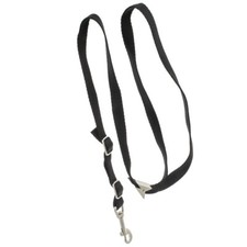 Show Tech Adjustable Dog Grooming Noose Soft & Strong Nylon, Black 16mm