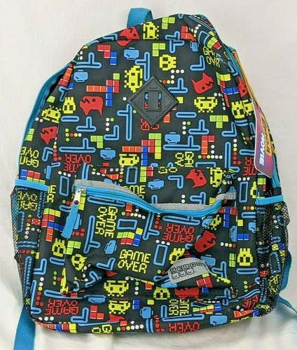 Gamer back pack with - back, emoji