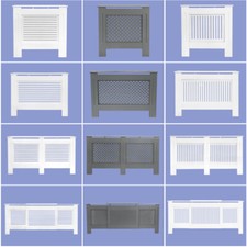 Radiator Cover White Grey