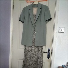Ladies Dress & Jacket Outfit. Sage Green. Principles. Size 12. 