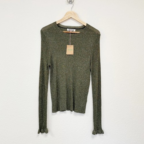 Boden gold glitter ribbed knit - glitter,