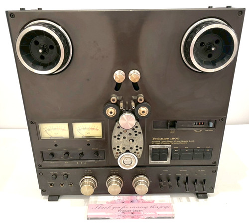 Technics 1500u reel - technics, rs-1500u