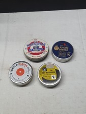 4 Vintage Pellet Tins, Empty