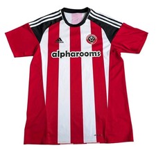 Sheffield United FC 2016/17 Home Shirt Adidas Large The Blades Free Post 