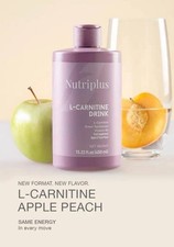 Nutriplus L-Carnitine Apple & Peach 450ml Gluten Free Lactose Free Green Tea?