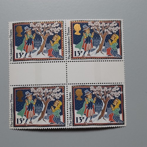 Gutter pairs mnh 13p stamps - gutter,