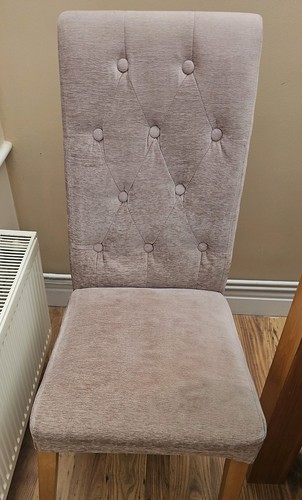Mink velvet upholstered - upholstered, high
