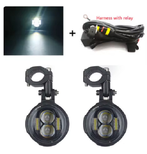 Pair 100w motorcycle headlight - 100w,