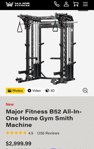 Major fitness evo all - in, one