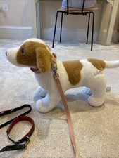 LEMUIEX Toy Dog Jack Russel. Perfect Condition+2 Leads And Collars