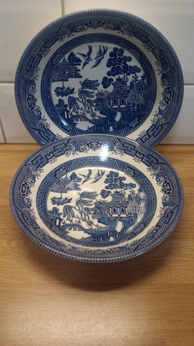 Vintage willow pattern - vintage,