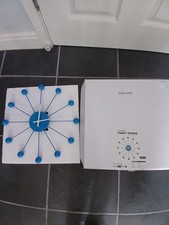 Karlsson Funky Spider Bright Blue Wall Clock