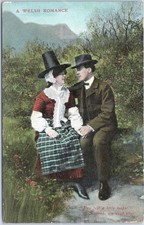 Couple in Traditional Welsh