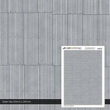 PRISTINE IRREGULAR CORRUGATED IRON FOR OO GAUGE & 1:76 MODEL RAILWAY - TX288-OO