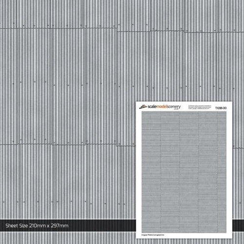 Pristine irregular corrugated - irregular,