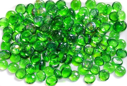 100 mini glass pebbles stones - 100,