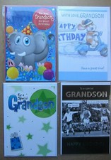 Birthday cards for a Grandson. Multiple Designs. Select one card. 