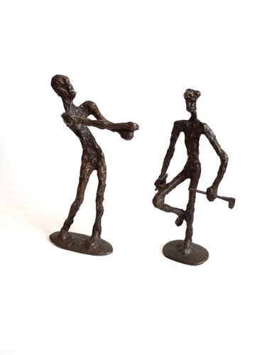 Vintage steel sculptures set - vintage,