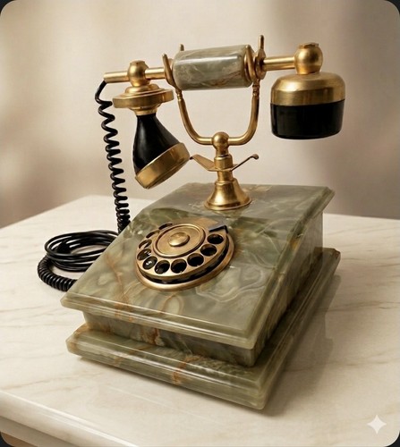 Telephone marble onyx stone - telephone,