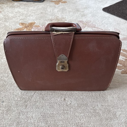Vintage leather briefcase - vintage,