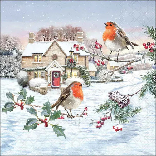 Birdy village christmas - 4x,