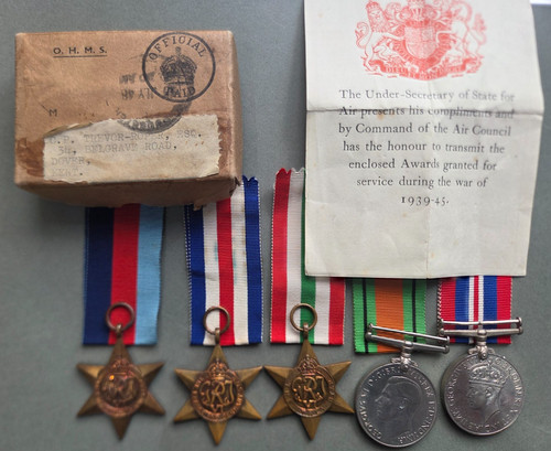 Group 5 raf medals - group,