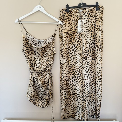 Zara ord set satin - co-ord,