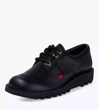 Kickers Kick Lo Core Men's Leather Shoes - Black - UK  Sizes 6.5/8/9/10