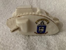 WW1 SHELLEY CHINA BRIGHTON CREST CRESTED WW1 TANK