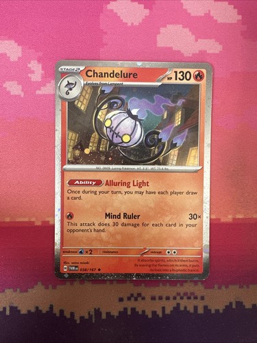 Pokemon card chandelure - pokemon,