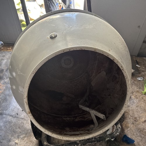 Grey cement mixer - grey,