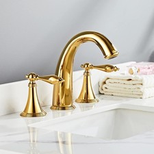 Polished Gold Bathroom Sink