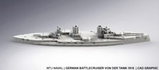 SMS Von Der Tann WW1 German Battlecruiser 1:1250/1:1800/1:2400 scales