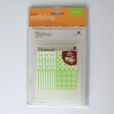Cricut Cuttlebug James' Set 4 Embossing Folders Bundle 7" 5" Background Pattern