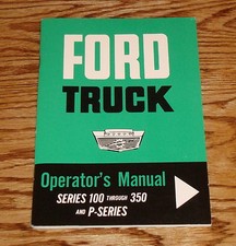 1964 Ford Truck Owners Operators Manual 64 F-100 F-250 F-350 P-Series