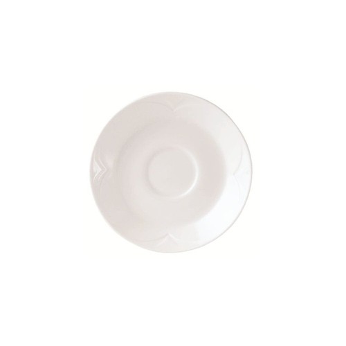 Steelite bianco saucer 25cm - saucer, 15.25cm