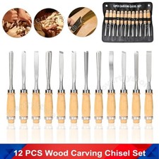 12Pcs Wood Carving Hand Chisel