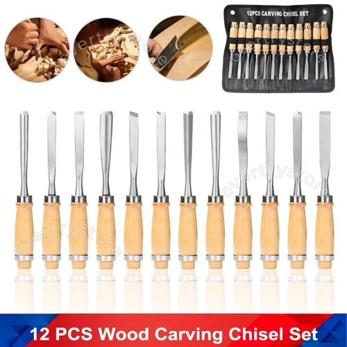 12pcs wood carving hand chisel - 12pcs,