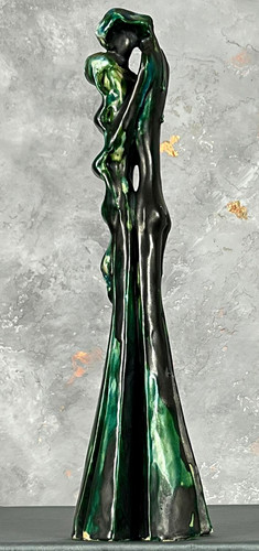 Vintage mcm green black - &, drip