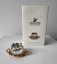 Swarovski Crystal Memories Birthday Cake 191602 Clear & Gold - Missing 1 Candle
