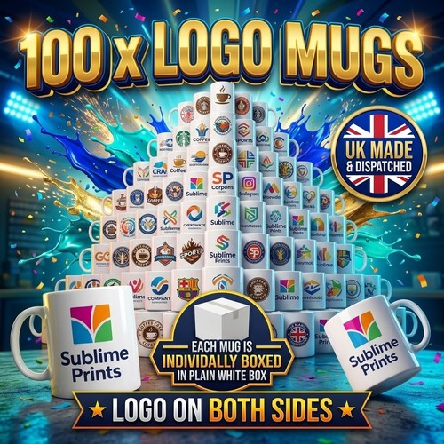 100 mugs custom business - 100,
