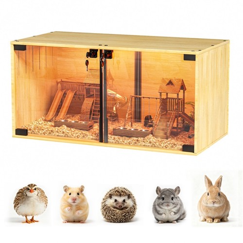Wooden hamster cage small - hamster,
