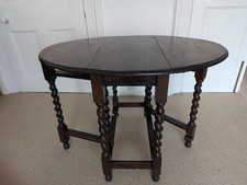 Vintage Oak Barley Twist Drop