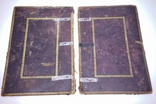 Pair of Leather Bookbinding Boards