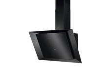 AEG DVK6981HB 90cm Vertical Chimney Hood - Matt Black & Black Glass