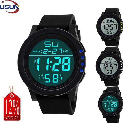 Led digital sport watch - led,
