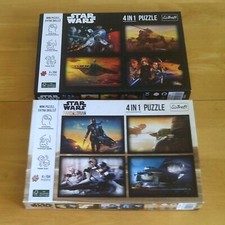 Trefl / Lucasfilm - Official STAR WARS - Set of 2 x Mini 4 In 1 JIGSAW PUZZLES.