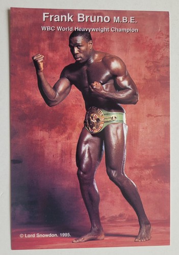Frank bruno original signed - frank,