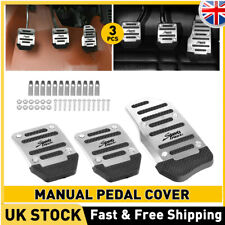 3x Silver Non-Slip Manual Car